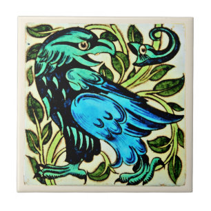 William * Morris De Morgan Eagle and Snark Tile