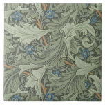 William Morris Decorative Art Granville Pattern Tile<br><div class="desc">The design on this product was inspired by "Granville" a decorative art pattern designed by the iconic English textile designer William Morris (1834 – 1896). Morris was a significant contributor to the revival of traditional British textile arts and methods of production. Much of his work can be found in art...</div>