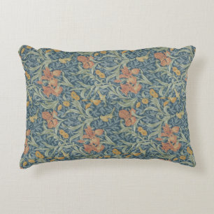 William Morris Decorative Art Iris Pattern Cushion