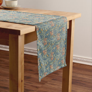 William Morris Decorative Art Iris Pattern Medium Table Runner
