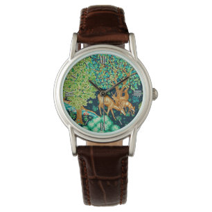 William Morris Deer by a Brook Tapestry Print Watch