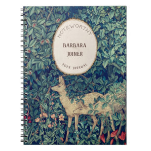 William Morris Deer & Cabin Guest Welcome Notebook