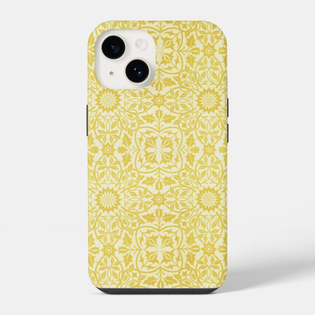 William Morris Design #8 iPhone Case (Back)