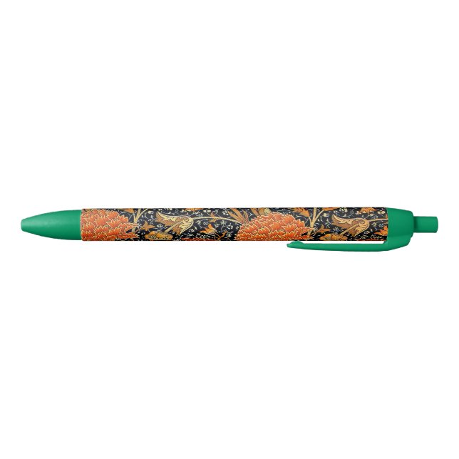 William Morris design - Cray Black Ink Pen (Bottom)