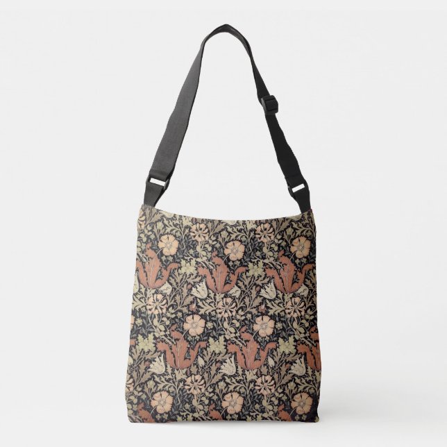William Morris Design Crossbody Bag (Front)