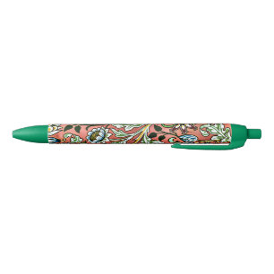 William Morris design - Hyacinth Black Ink Pen