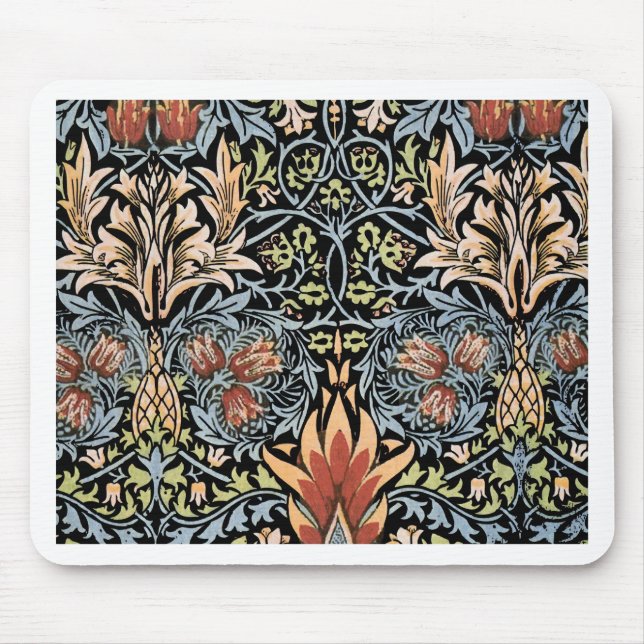 William Morris Design Mouse Mat (Front)