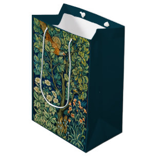 William Morris Design Vintage Style  Medium Gift Bag