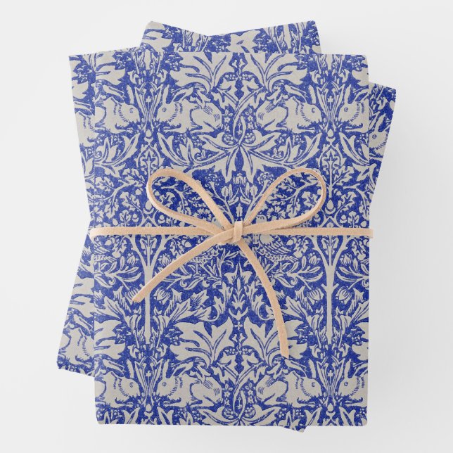 William Morris, Dove & Rabbit Wrapping Paper Sheet (In situ)