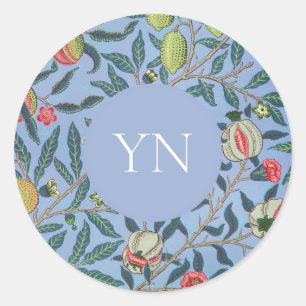 WILLIAM MORRIS ENVELOPE SEAL POMEGRANATE PATTERN