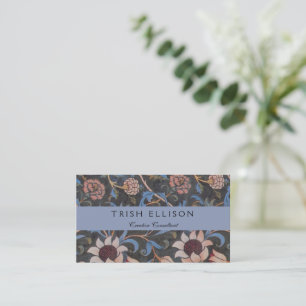 William Morris Evenlode Pattern: Vintage Moody Business Card