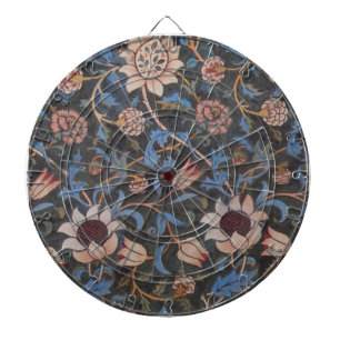 William Morris Evenlode Pattern: Vintage Moody Dartboard