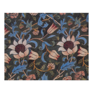 William Morris Evenlode Pattern: Vintage Moody Poster