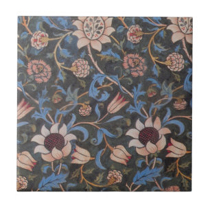 William Morris Evenlode Pattern: Vintage Moody Tile