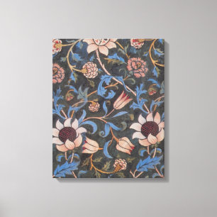 William Morris Evenlode Textile Floral Art Canvas Print