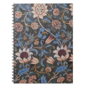 William Morris Evenlode Textile Floral Art Notebook