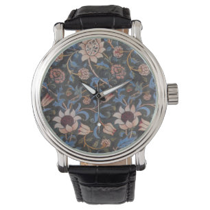 William Morris Evenlode Textile Floral Art Watch