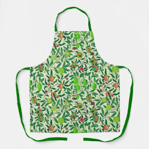 William Morris Exotic Fruit, Lime Green Apron