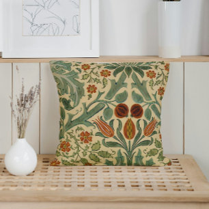 William Morris Fall Colours Floral Cushion