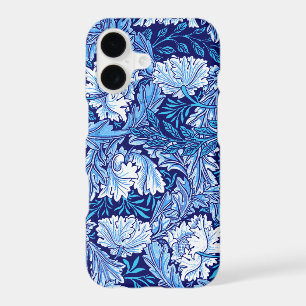 William Morris Floral, Cobalt Blue and White