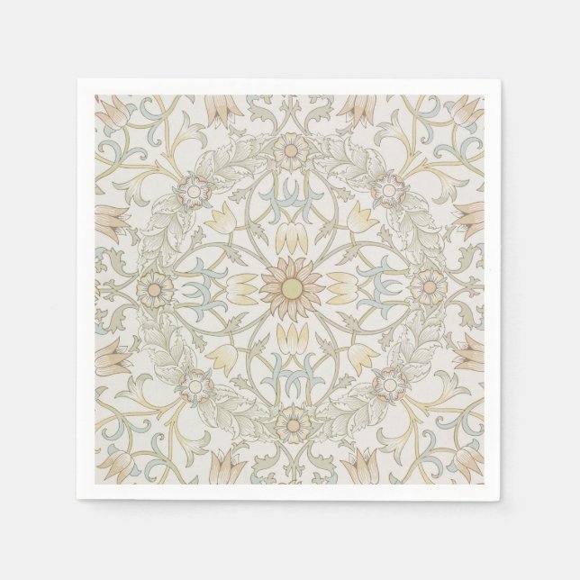 William Morris Floral Cocktail Napkins (Front)