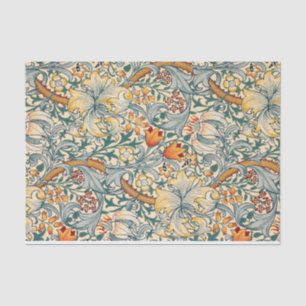 William Morris Floral Design Tissue Paper
