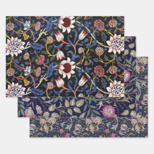 William Morris Floral Design Wrapping Paper Sheet