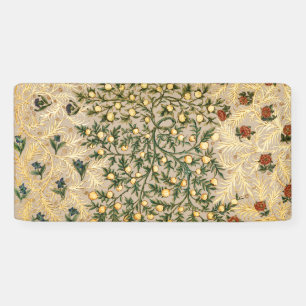 William Morris Floral Fruit Garden Flower Classic Banner