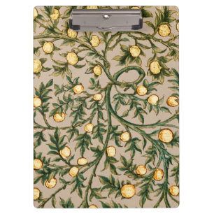 William Morris Floral Fruit Garden Flower Classic Clipboard