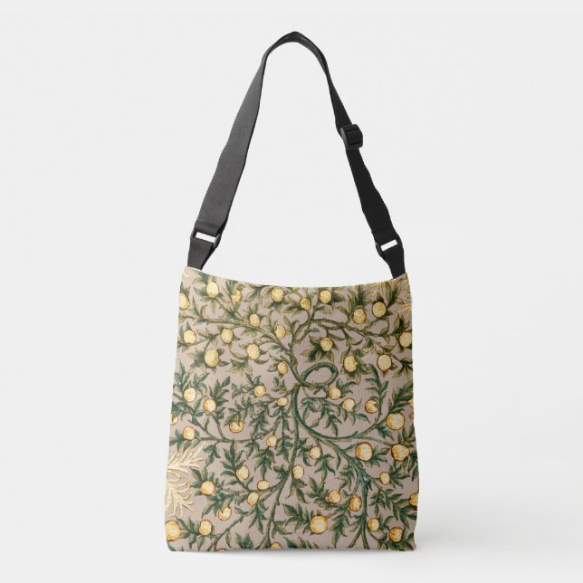 William Morris Floral Fruit Garden Flower Classic Crossbody Bag (Front)