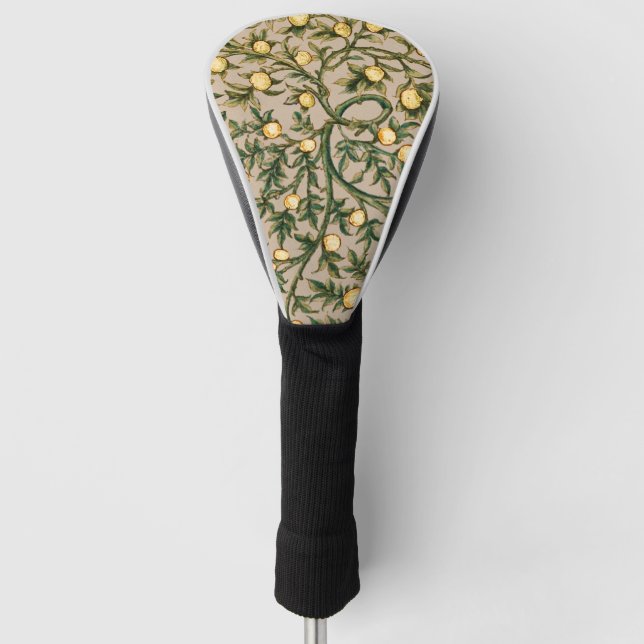William Morris Floral Fruit Garden Flower Classic Golf Head Cover (Front)