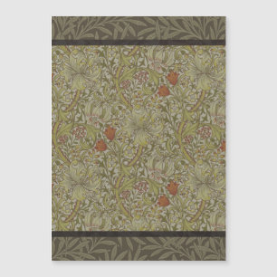 William Morris Floral lily willow art print design
