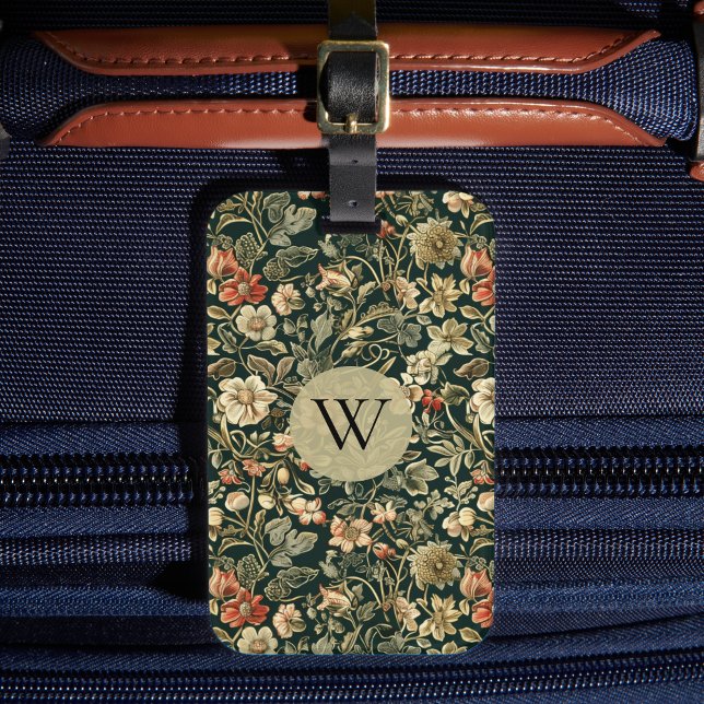 William Morris Floral Luggage Tag (Creator Uploaded)