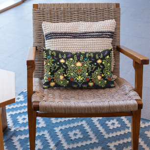 William Morris Floral Lumbar Cushion