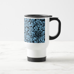 William Morris Floral Pattern Bird Anenome Travel Mug