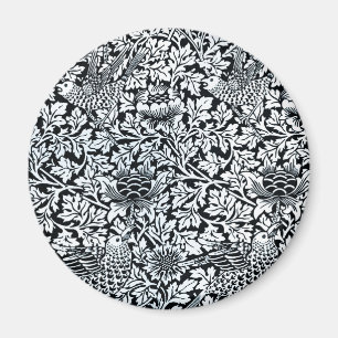 William Morris Floral Pattern Bird Flowers Magnet