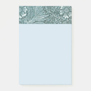 William Morris,floral,pattern,Green,metallic,silve Post-it Notes