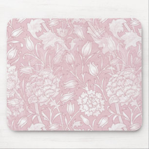 William Morris Floral Pattern in Pink Mouse Mat