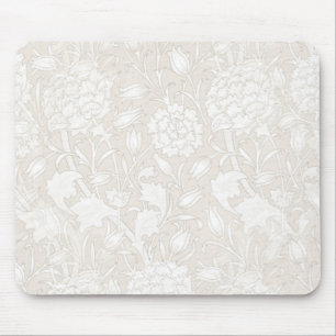 William Morris Floral Pattern in Sepia Mouse Mat