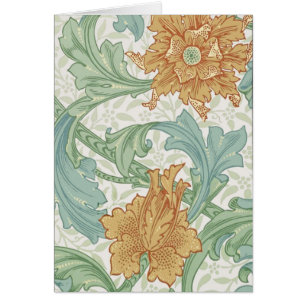 William Morris Floral Pattern Single Stem