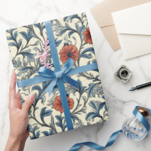 William Morris Floral Pattern Wrapping Paper