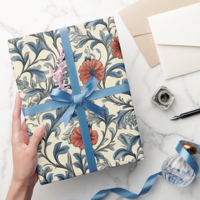 William Morris Floral Pattern  Wrapping Paper (Gifting)