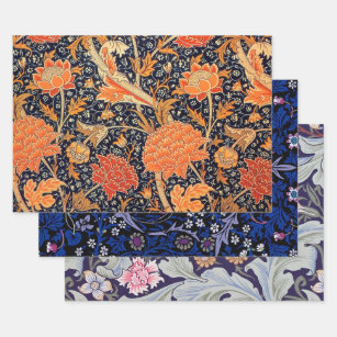 William Morris, Floral Pattern Wrapping Paper Sheet