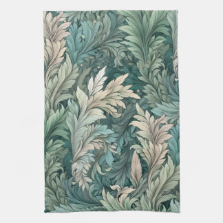 William Morris Floral Patterned Tea Towel