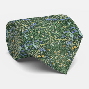 William Morris Floral Vintage Art Tie