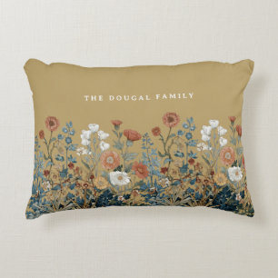 William Morris Floral Wildflower Vintage Family Decorative Cushion