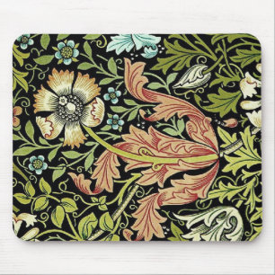 William Morris Flower Design Mousepad