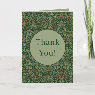 William Morris Flower Garden-Greens Card