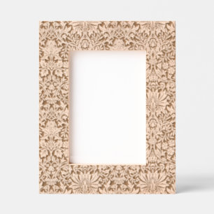 William Morris Flower Garden-Greens Etched Frames