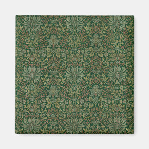 William Morris Flower Garden-Greens Magnet